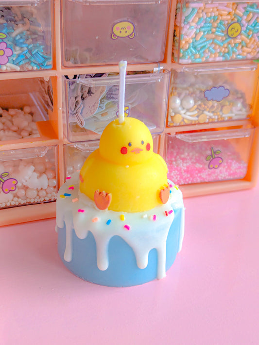 Cute Mini Chubby Duck Cake Candle